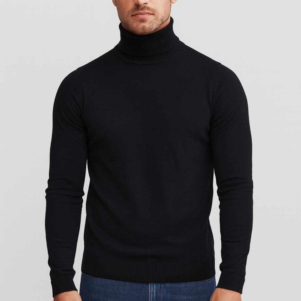 Sweter bawełniany Leo | Lekkie wykonanie, elegancki golf dla mężczyzn 7