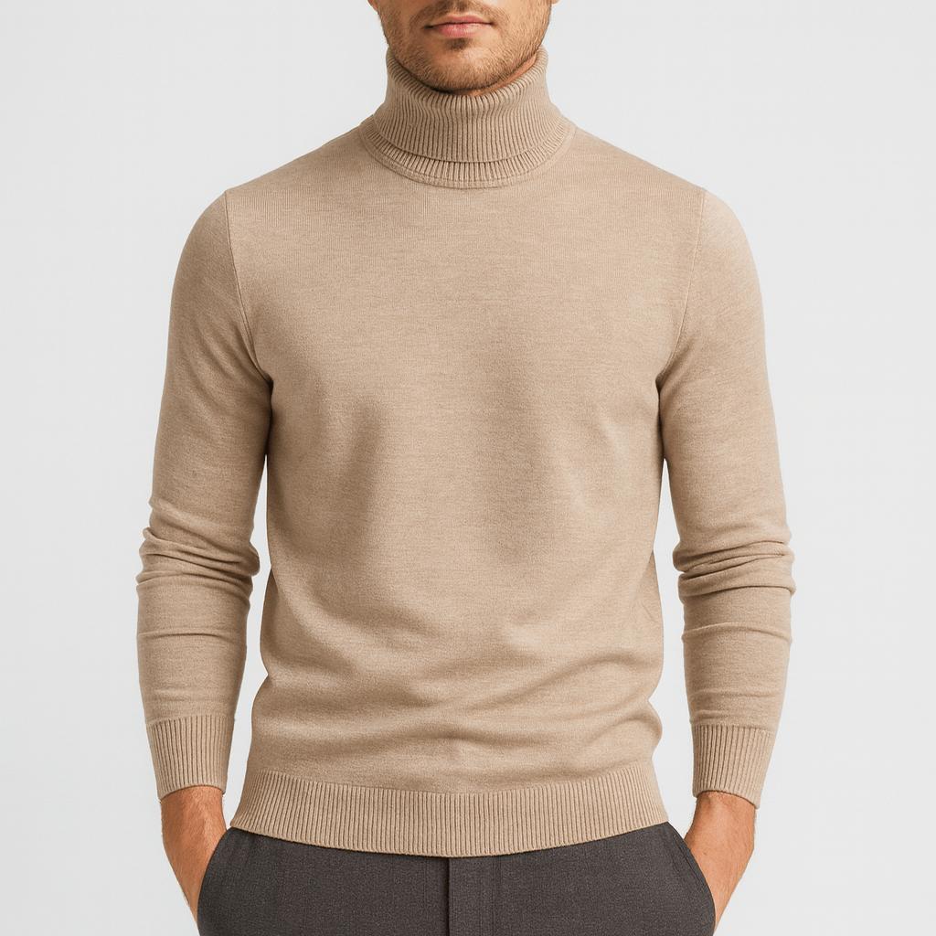 Sweter bawełniany Leo | Lekkie wykonanie, elegancki golf dla mężczyzn 9