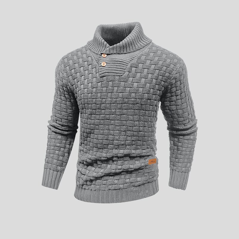 Sweter dzianinowy Max męski | Klasyczny krój, ciepły materiał 2