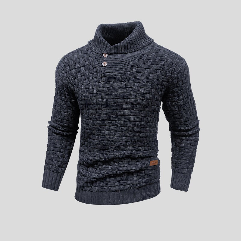 Sweter dzianinowy Max męski | Klasyczny krój, ciepły materiał 6