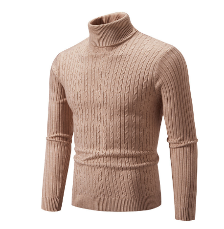 Sweter golfowy Miko | Ciepła dzianina, elegancki krój męski 1