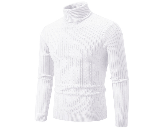 Sweter golfowy Miko | Ciepła dzianina, elegancki krój męski 10