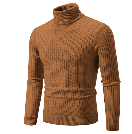 Sweter golfowy Miko | Ciepła dzianina, elegancki krój męski 2