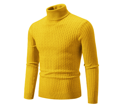 Sweter golfowy Miko | Ciepła dzianina, elegancki krój męski 3