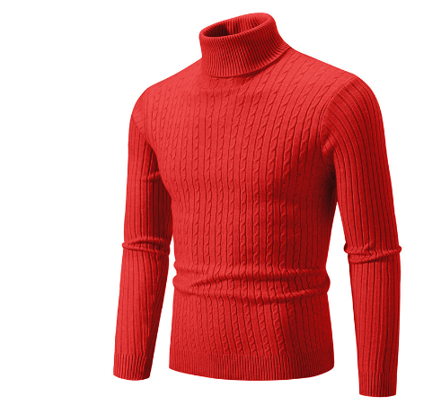 Sweter golfowy Miko | Ciepła dzianina, elegancki krój męski 5