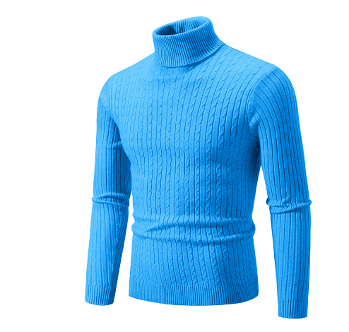 Sweter golfowy Miko | Ciepła dzianina, elegancki krój męski 6
