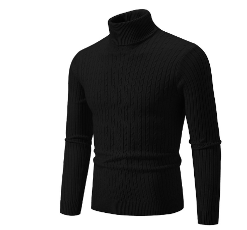 Sweter golfowy Miko | Ciepła dzianina, elegancki krój męski 7