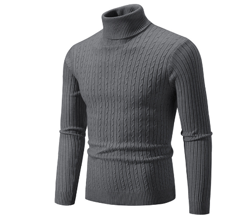 Sweter golfowy Miko | Ciepła dzianina, elegancki krój męski 8