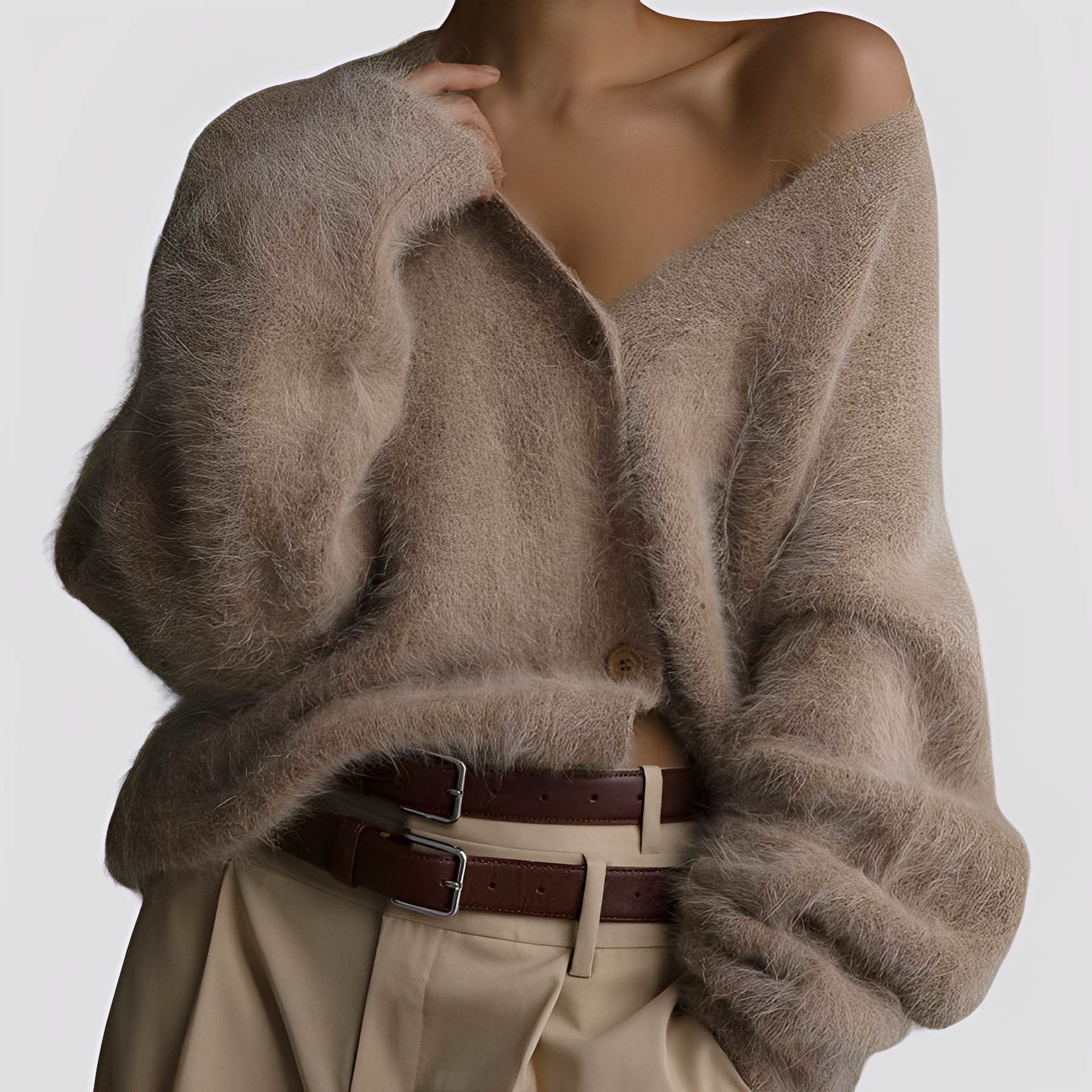 Sweter kaszmirowy Lavena | Oversize, miękki materiał dla kobiet 7