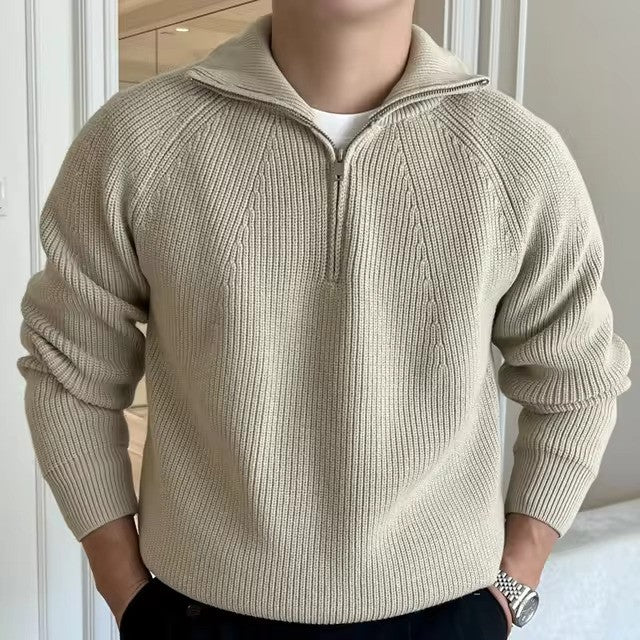 Sweter męski Alex | Ćwierćzamek, nowoczesny design, komfortowy materiał 2