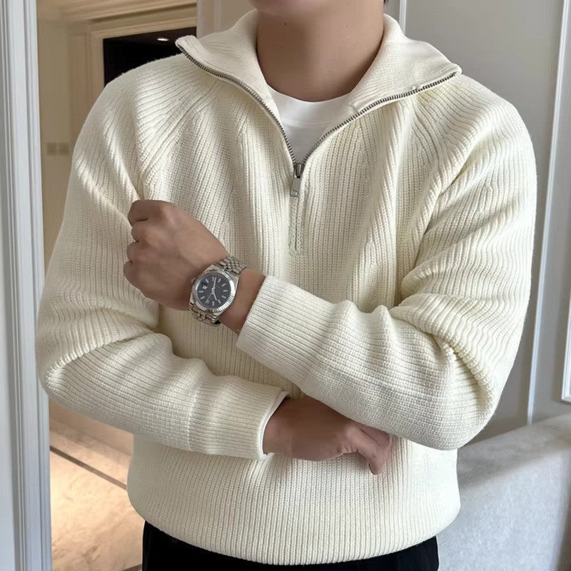 Sweter męski Alex | Ćwierćzamek, nowoczesny design, komfortowy materiał 3