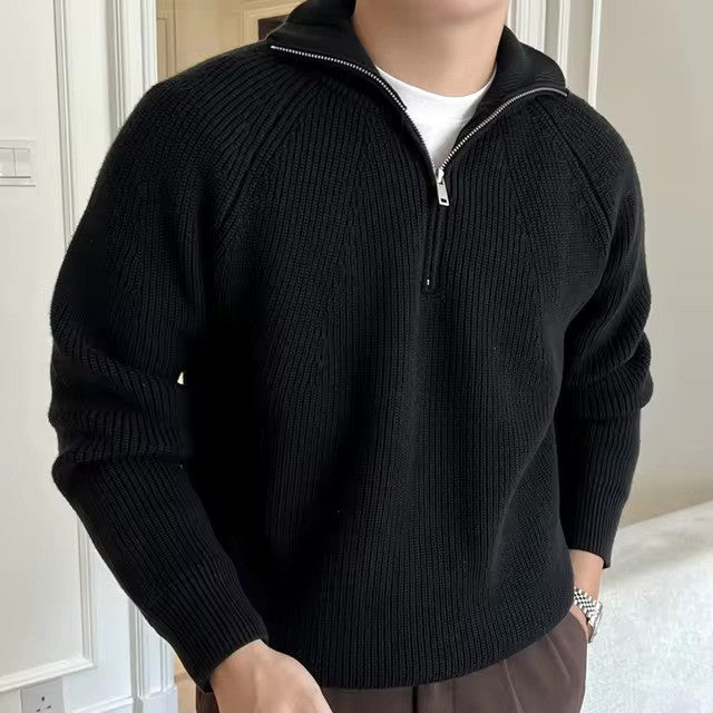 Sweter męski Alex | Ćwierćzamek, nowoczesny design, komfortowy materiał 4