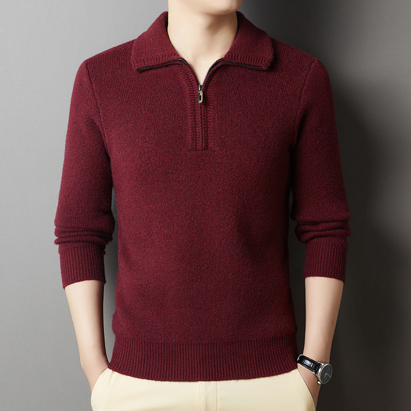 Sweter męski Harvey | Wysoki kołnierz, nowoczesny design, miękka mieszanka 1