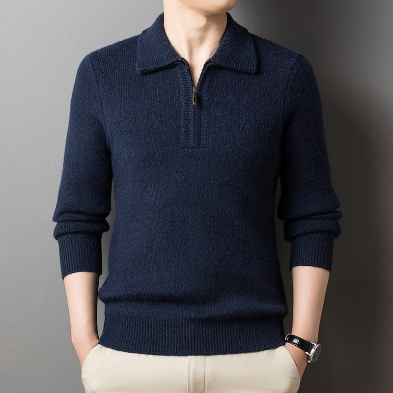 Sweter męski Harvey | Wysoki kołnierz, nowoczesny design, miękka mieszanka 2