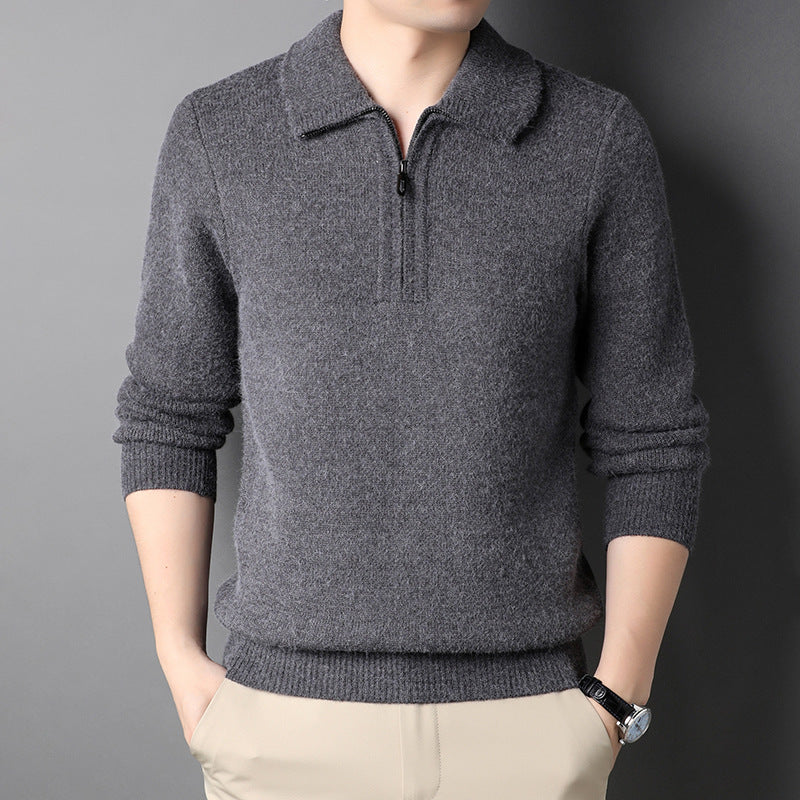 Sweter męski Harvey | Wysoki kołnierz, nowoczesny design, miękka mieszanka 3
