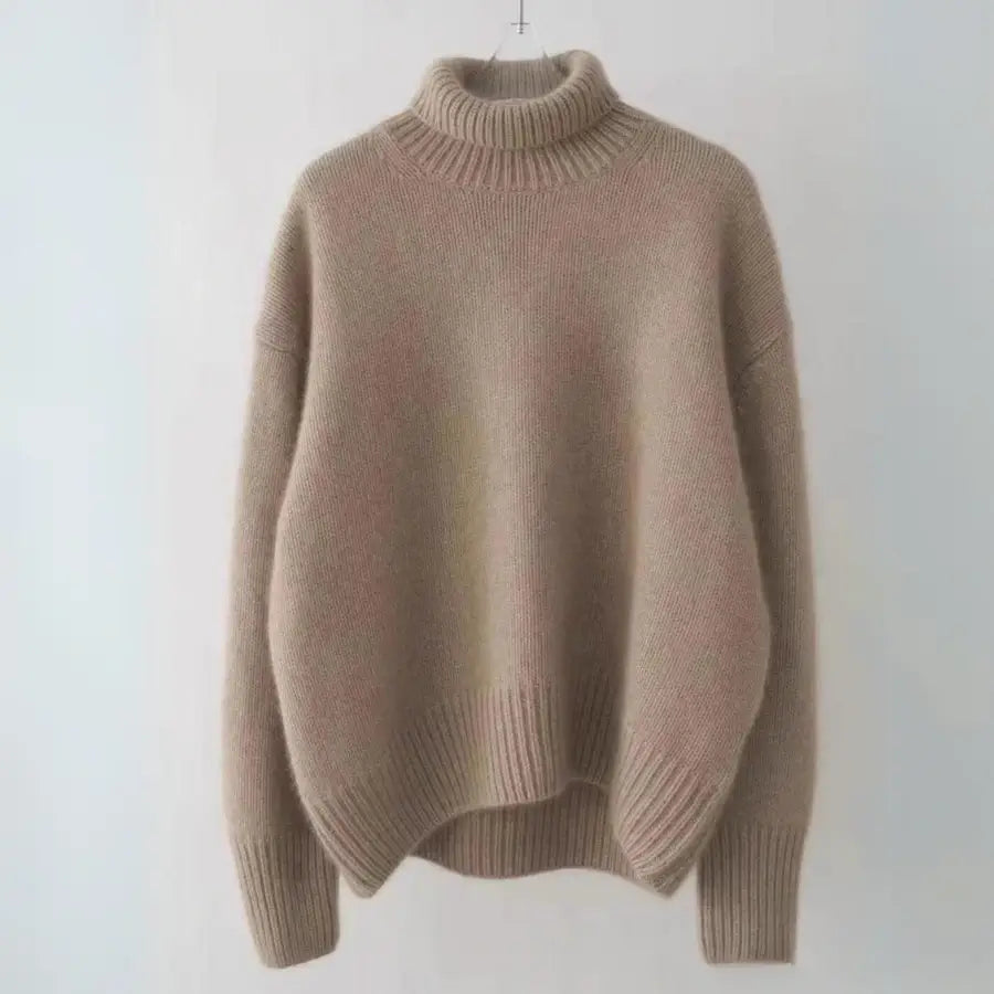 Sweter oversize Lira | Wysoki golf, długie rękawy, miękka dzianina 6