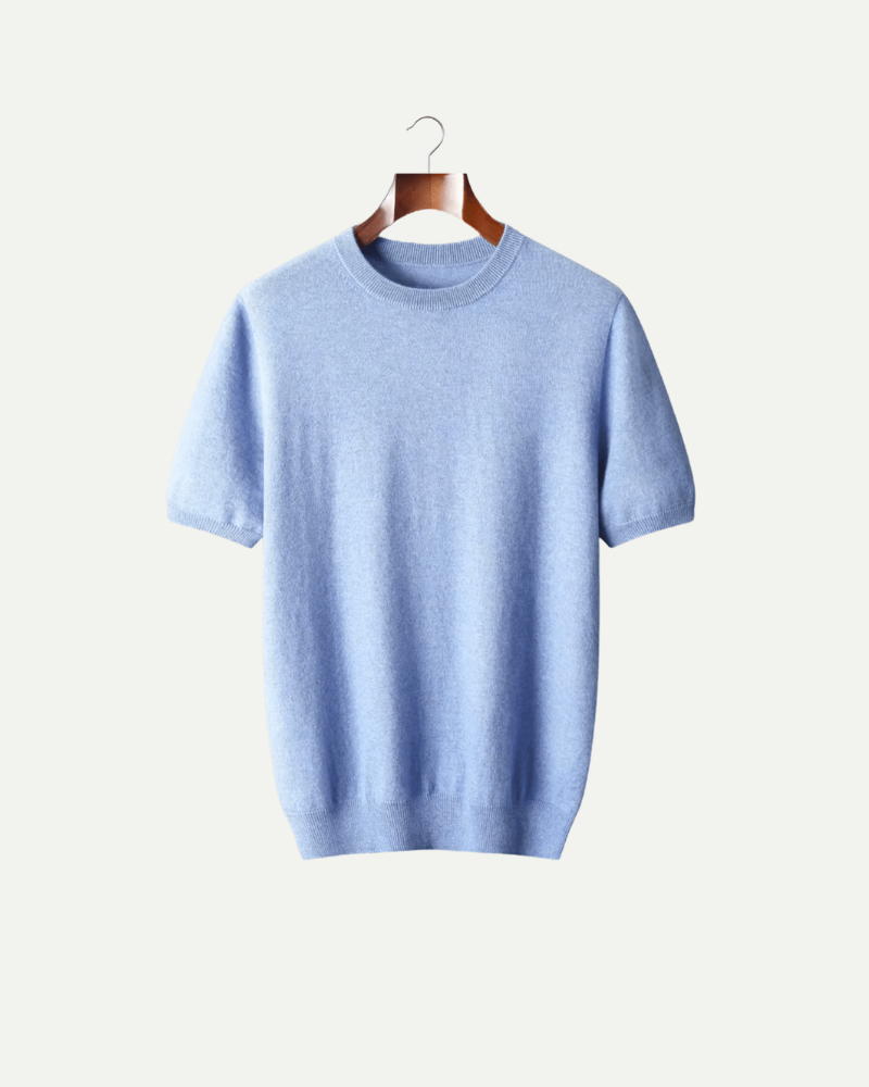 T-Shirt Laurent | Kaszmir i Wełna, Minimalistyczny Design dla Mężczyzn 1