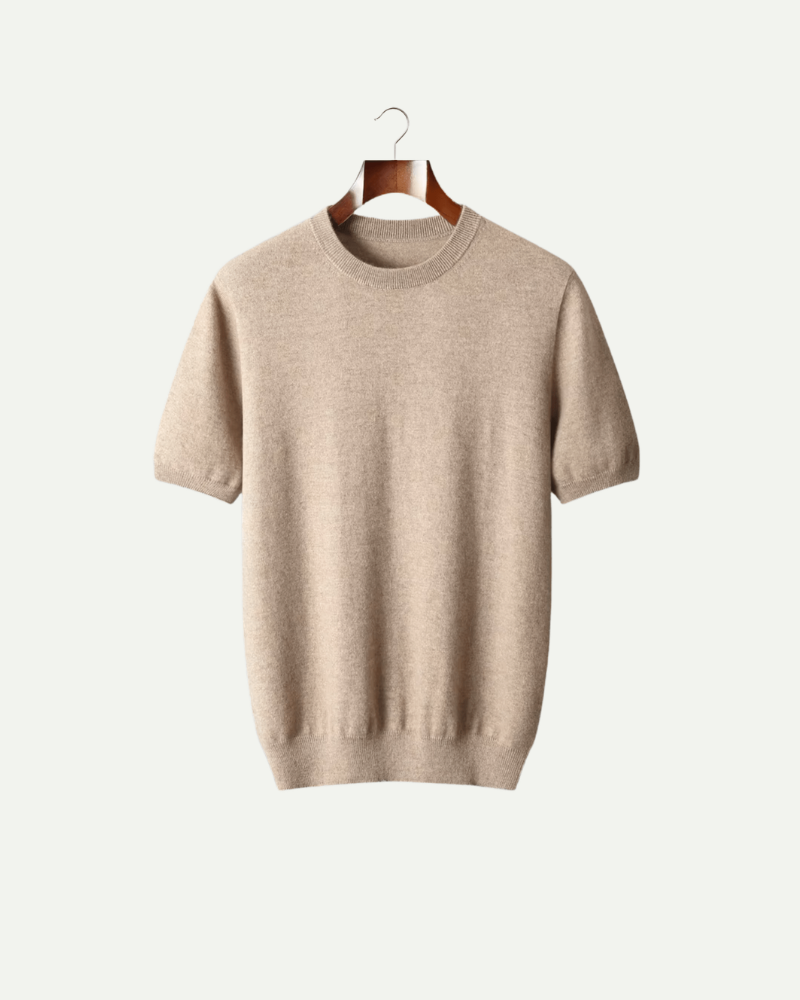 T-Shirt Laurent | Kaszmir i Wełna, Minimalistyczny Design dla Mężczyzn 5