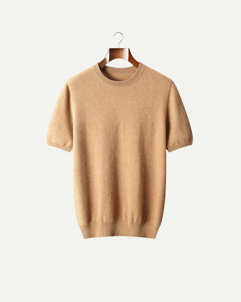 T-Shirt Laurent | Kaszmir i Wełna, Minimalistyczny Design dla Mężczyzn 9