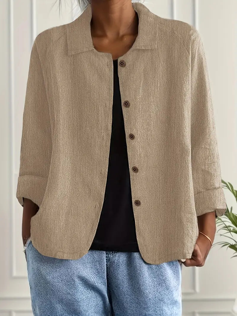 Top letni Lila | Klasyczny krój, lekki materiał na lato 2