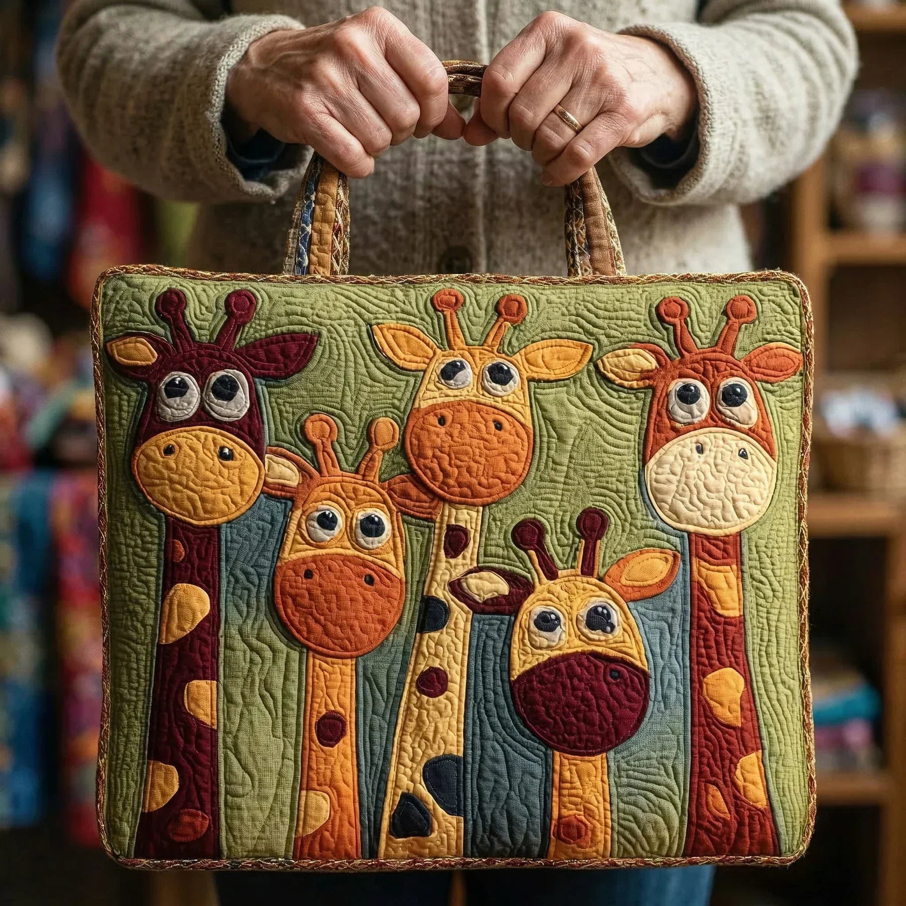 Torba pikowana Talia | Pikowany materiał, praktyczny design 1