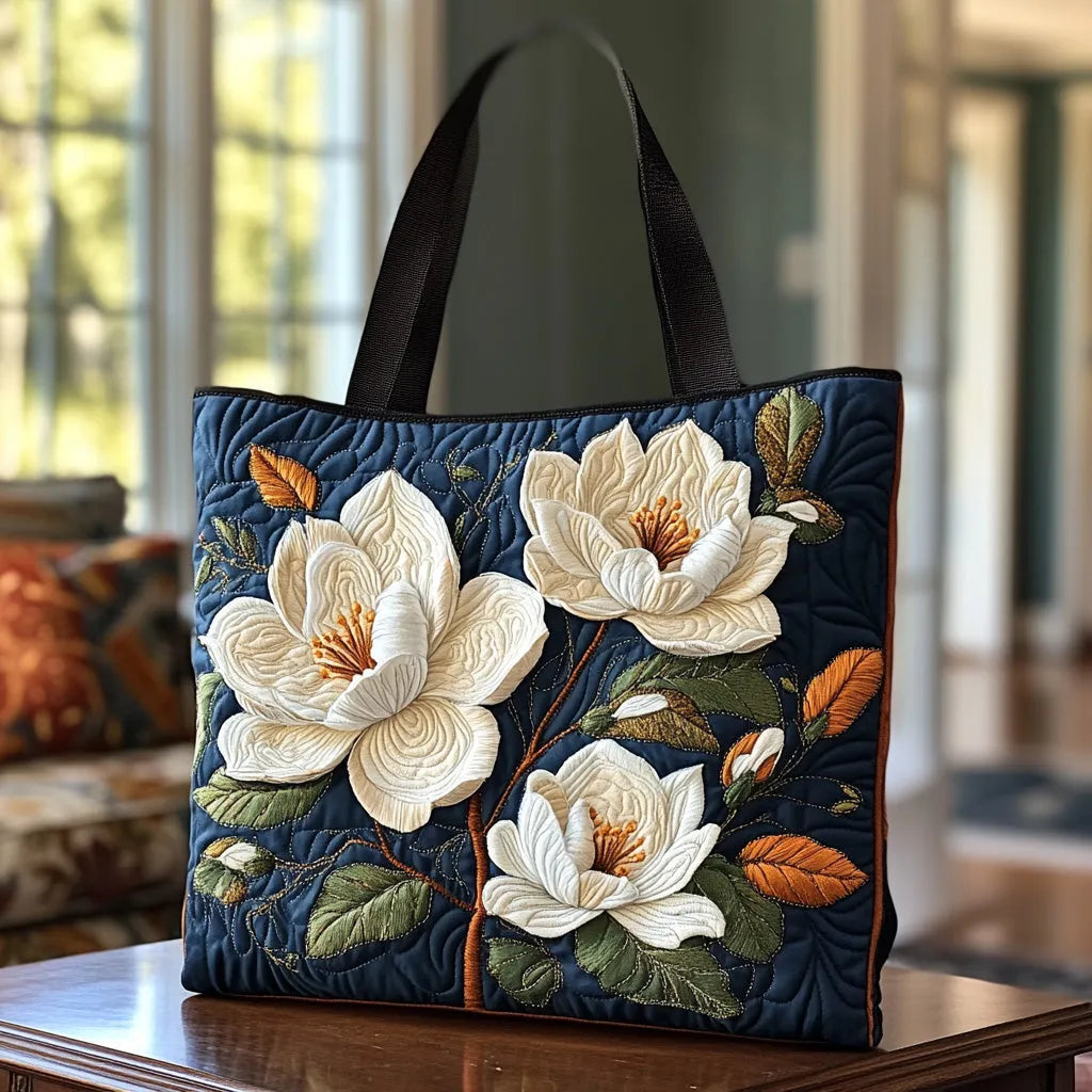 Torba tote Magnolia | Pikowana, wytrzymała, delikatna 0