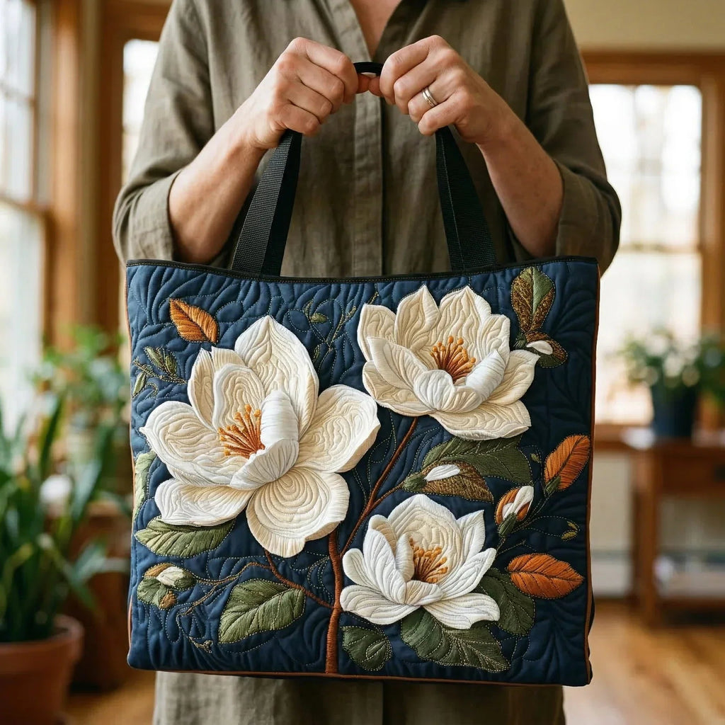 Torba tote Magnolia | Pikowana, wytrzymała, delikatna 1