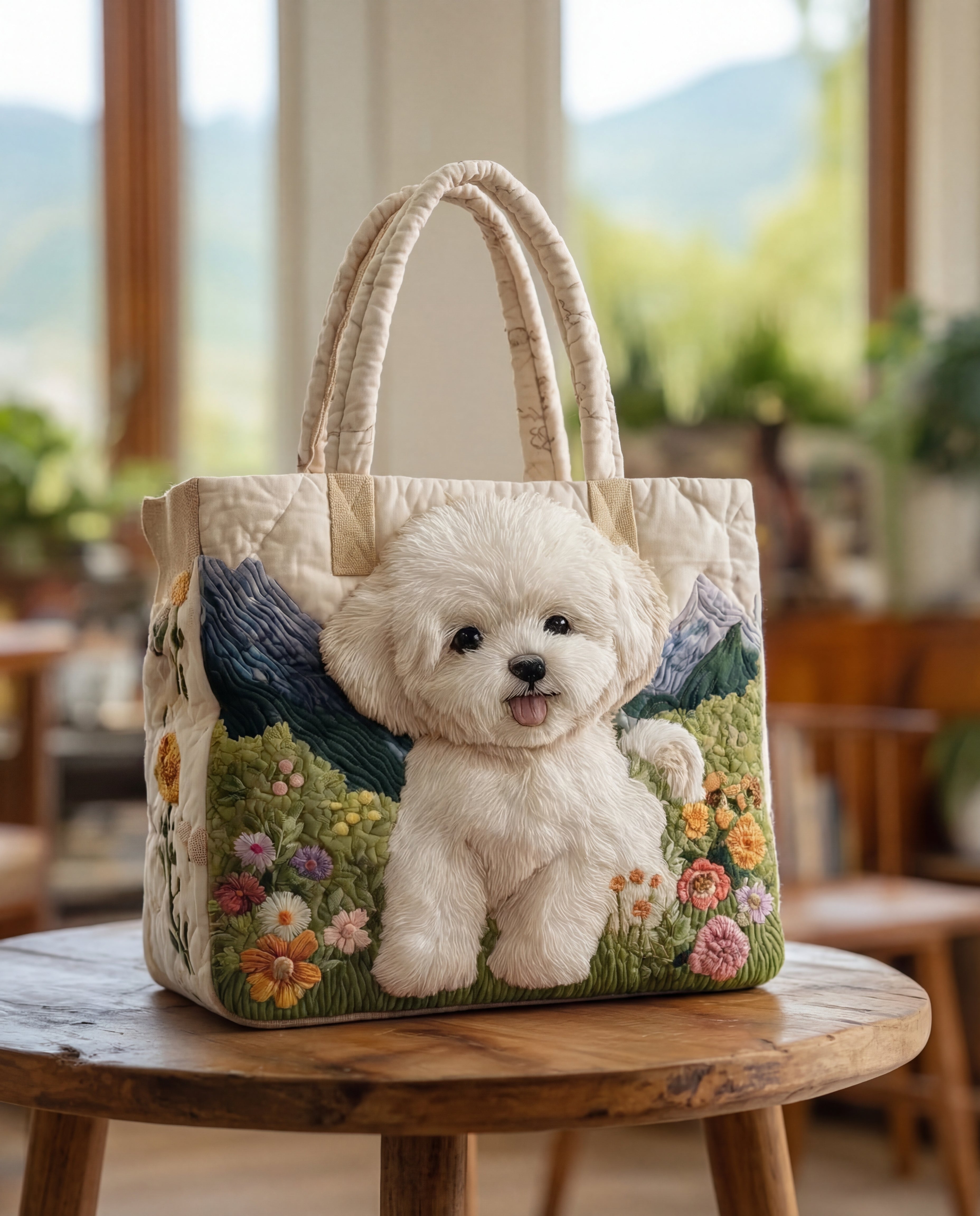 Torba tote Talia | Pikowana tkanina matelassé, pojemna i elegancka 0