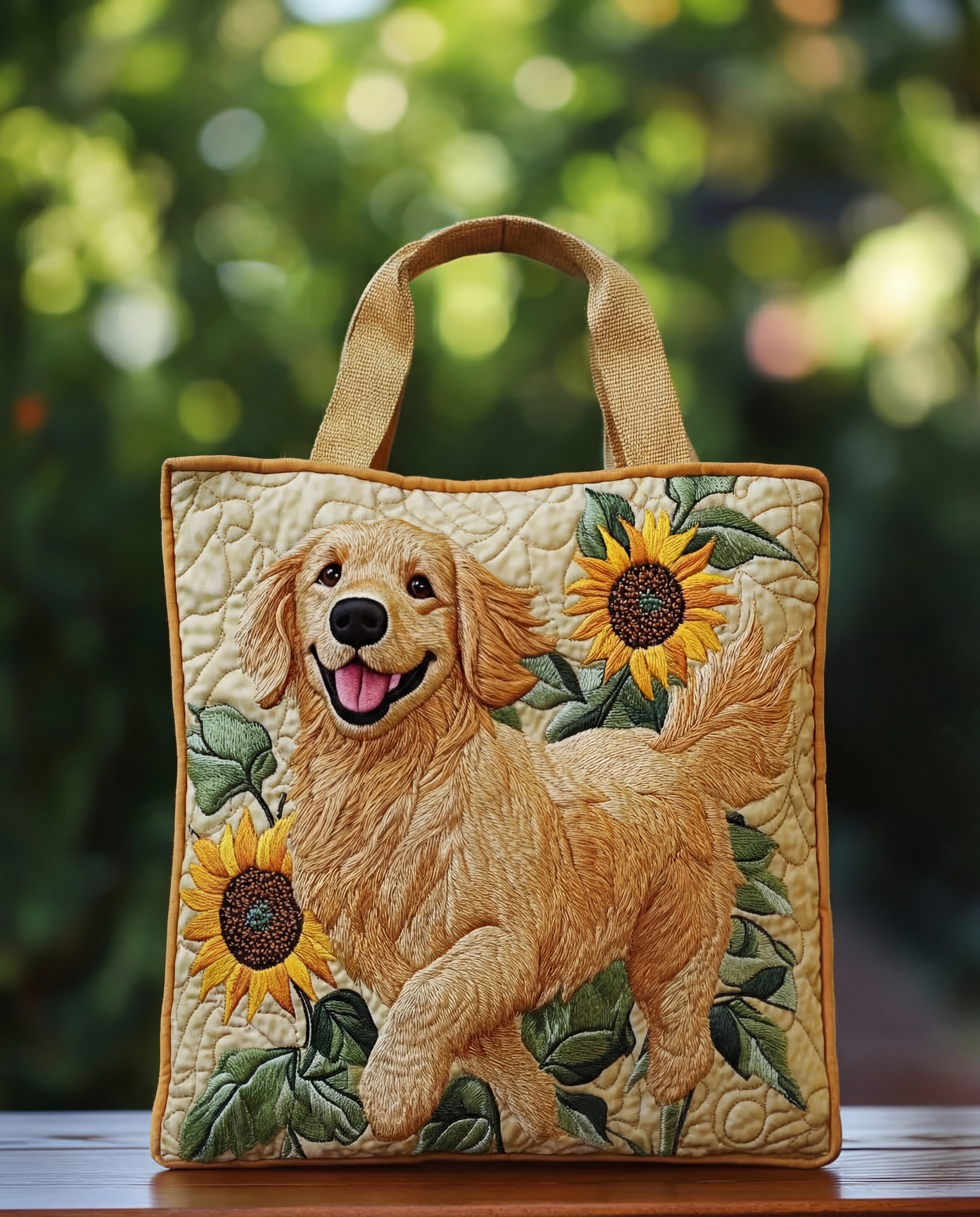Torba tote Talia | Pikowany materiał, elegancki wzór fal 0