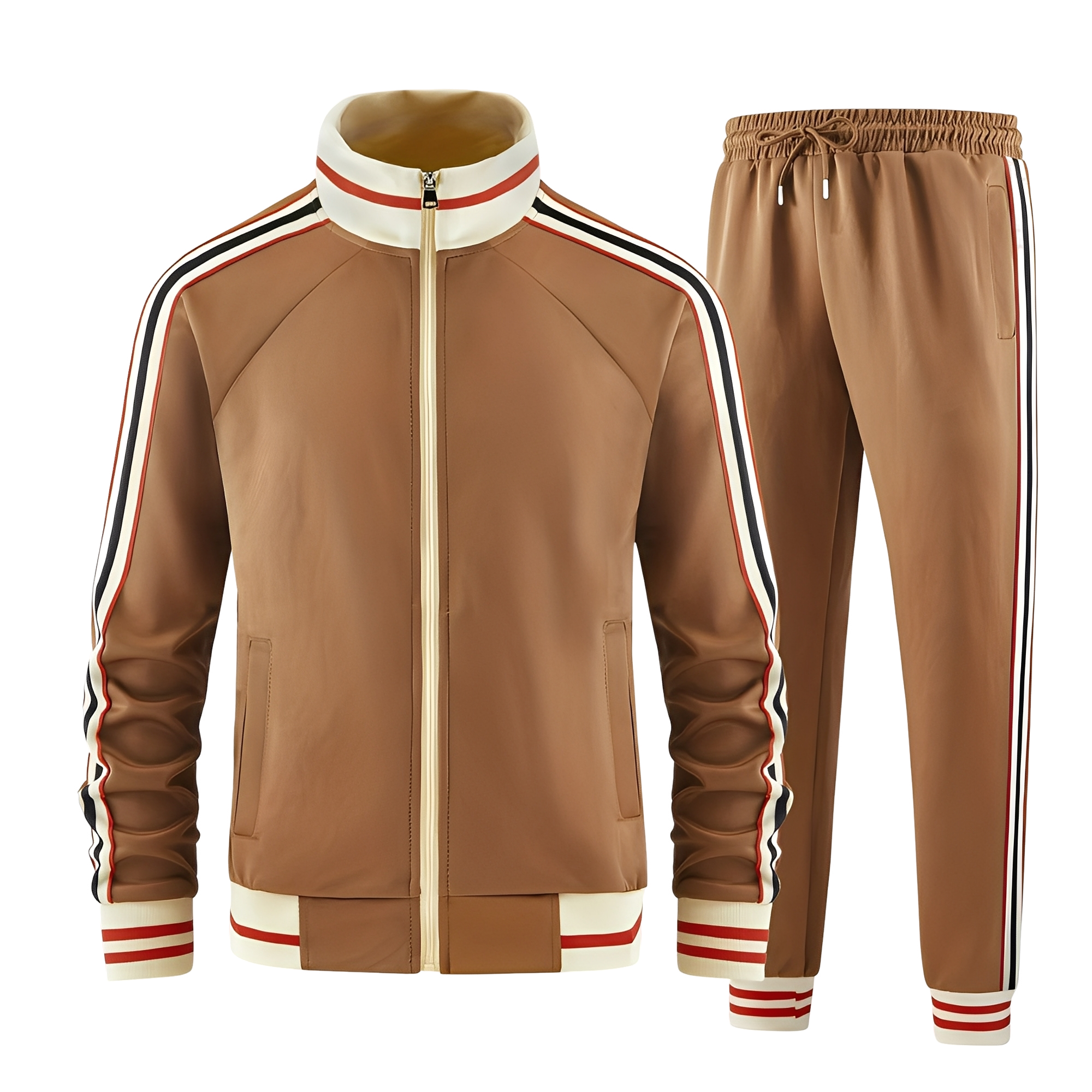 Zestaw sportowy Cullen dla mężczyzn | Paskowany design, oddychający materiał 0