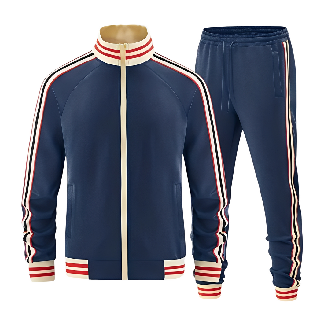 Zestaw sportowy Cullen dla mężczyzn | Paskowany design, oddychający materiał 3