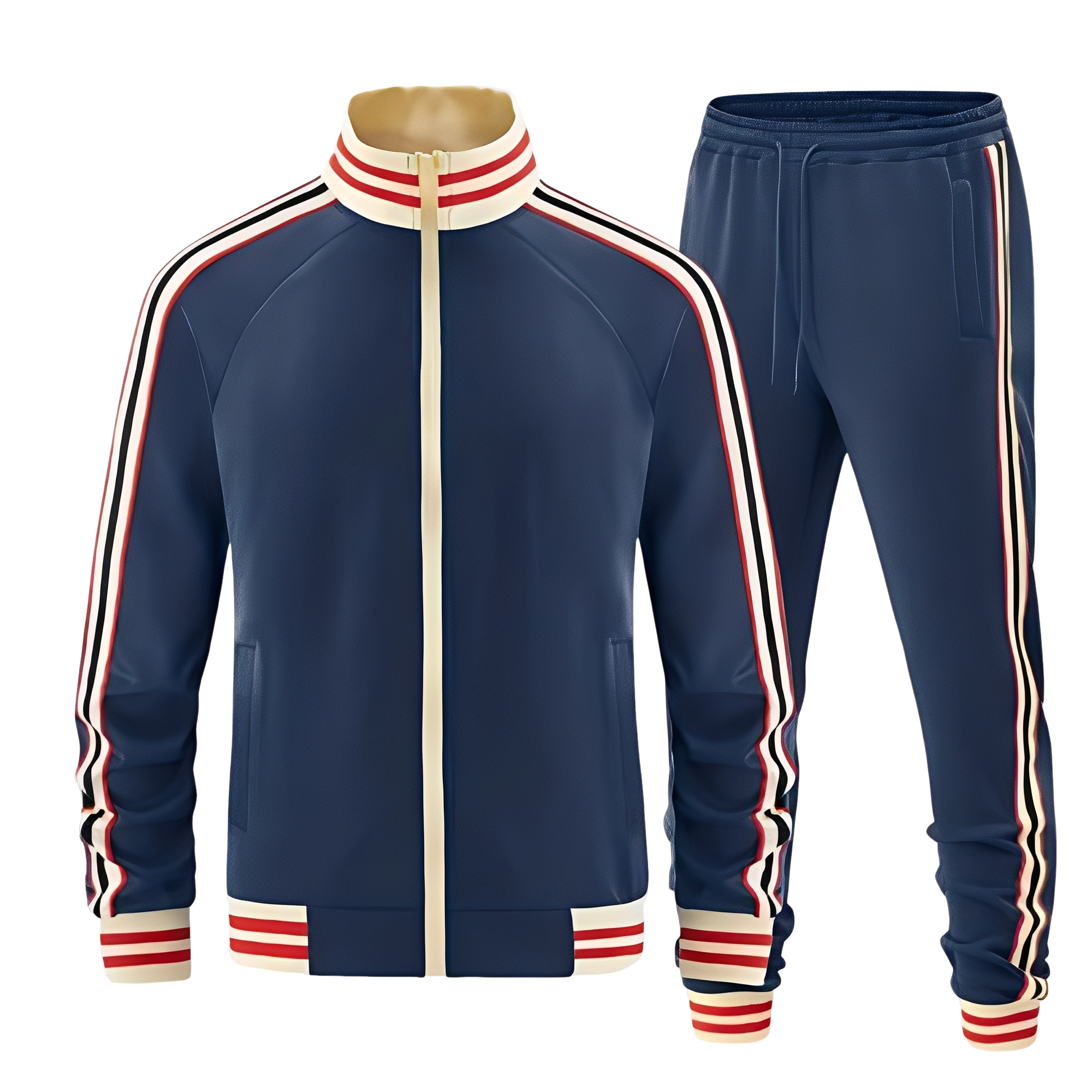 Zestaw sportowy Cullen dla mężczyzn | Paskowany design, oddychający materiał 3