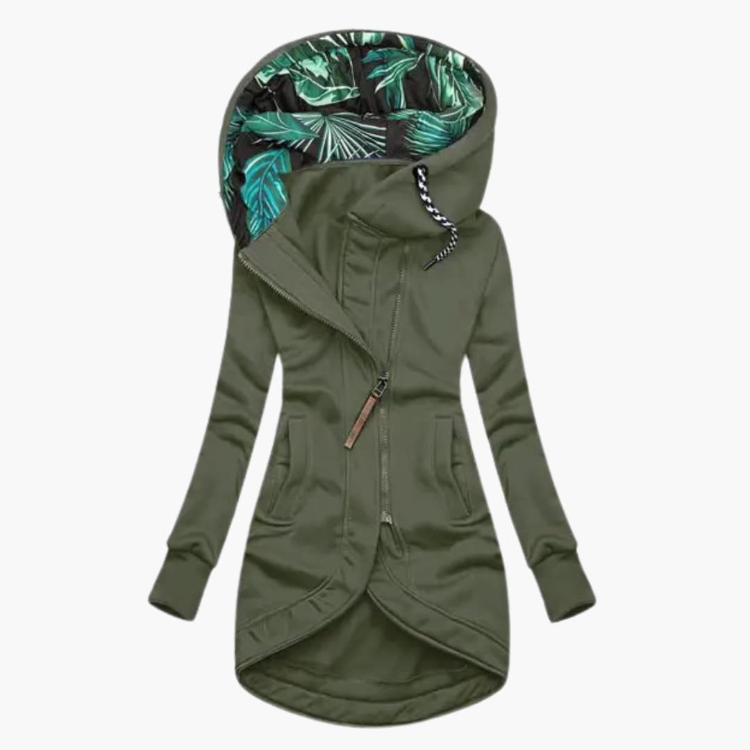 Bluza rozpinana damska Józefa - Oliwkowy