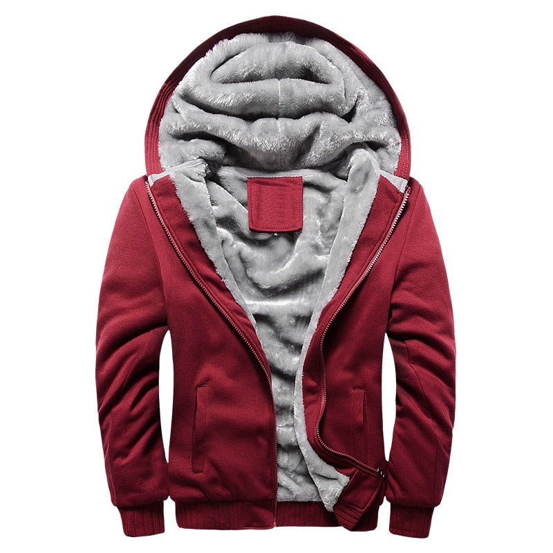 Bluza rozpinana męska Maciej - Czerwony