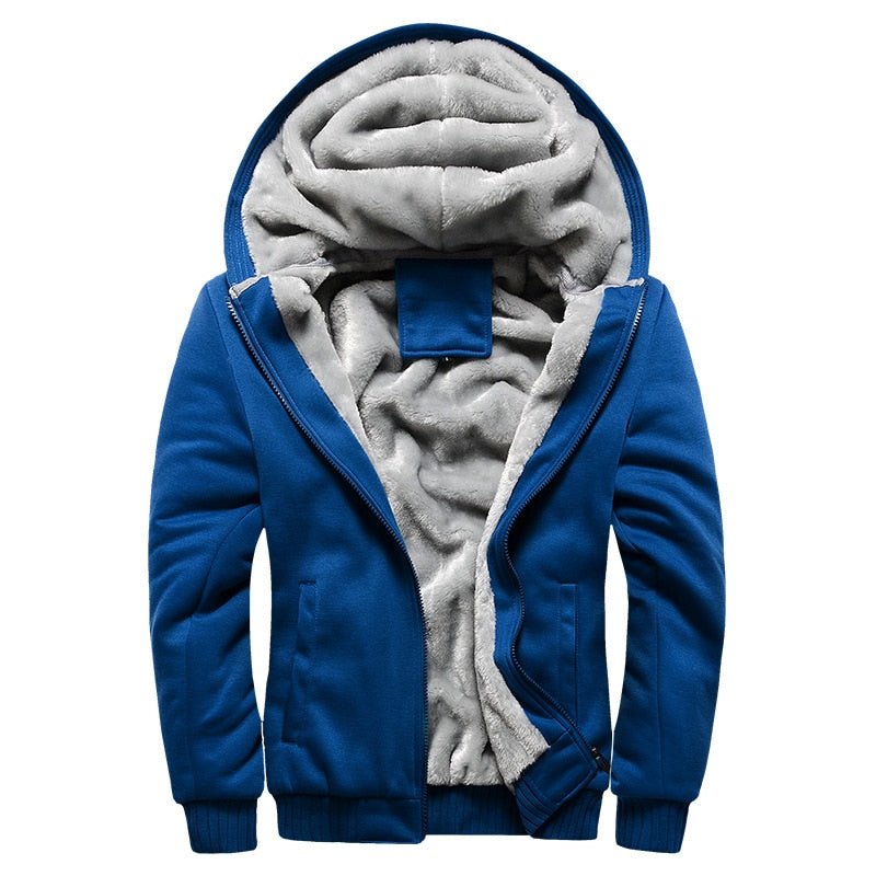 Bluza rozpinana męska Maciej - Niebieski
