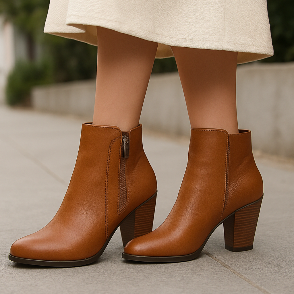 Buty damskie – klasyczne skórzane botki