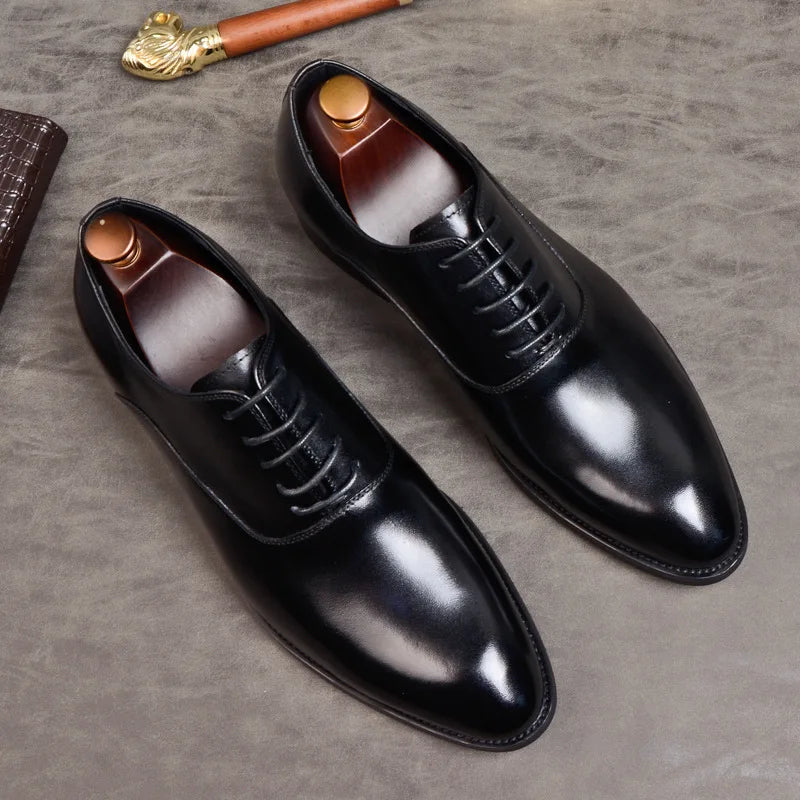 Buty męskie oxfordy Olgierd - Czarny
