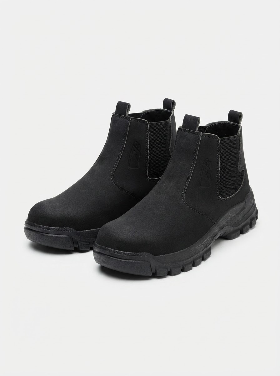 Buty robocze męskie Otto - Czarny sztyblet