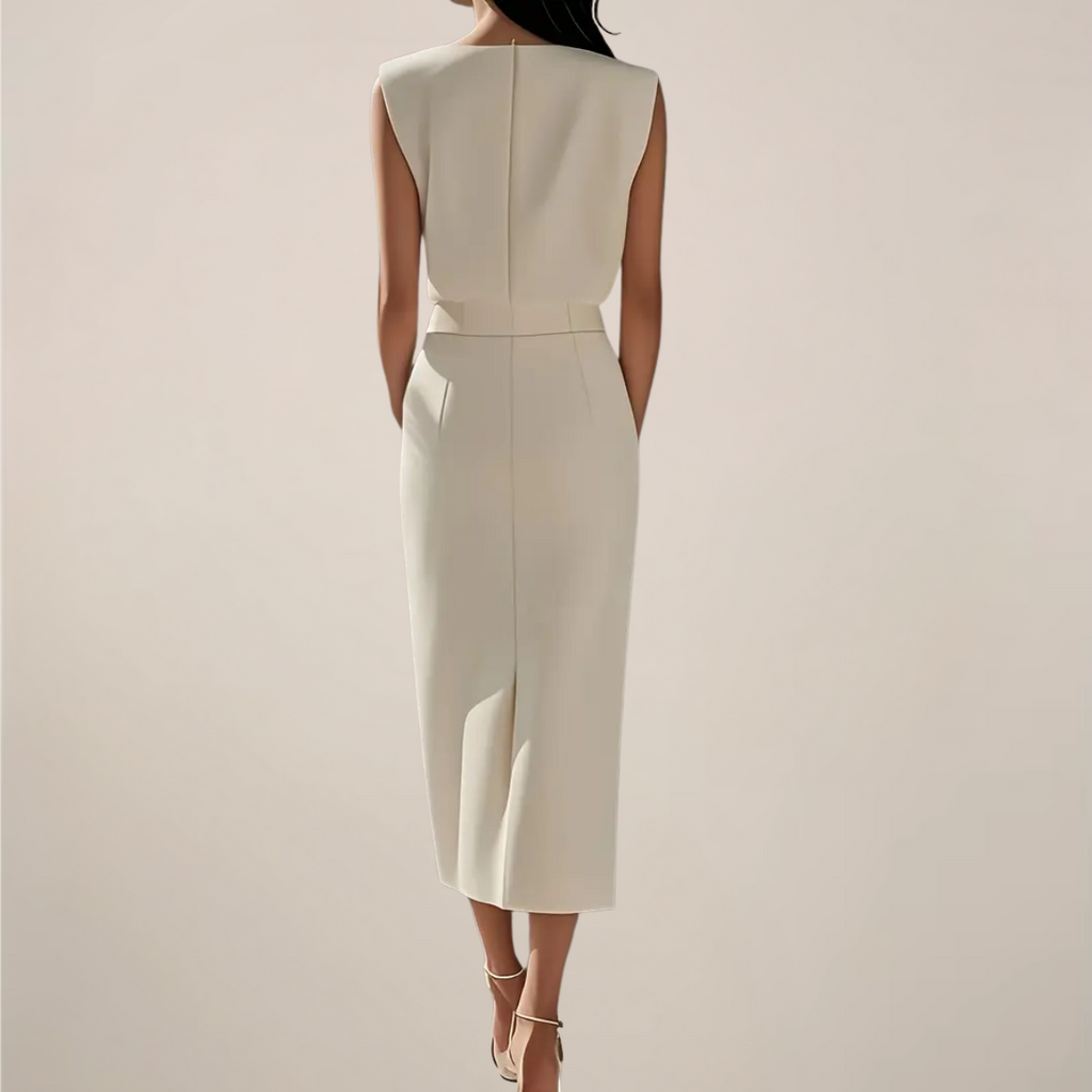 Elegancka sukienka midi Cyntia