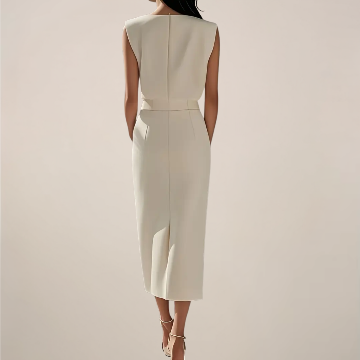 Elegancka sukienka midi Cyntia