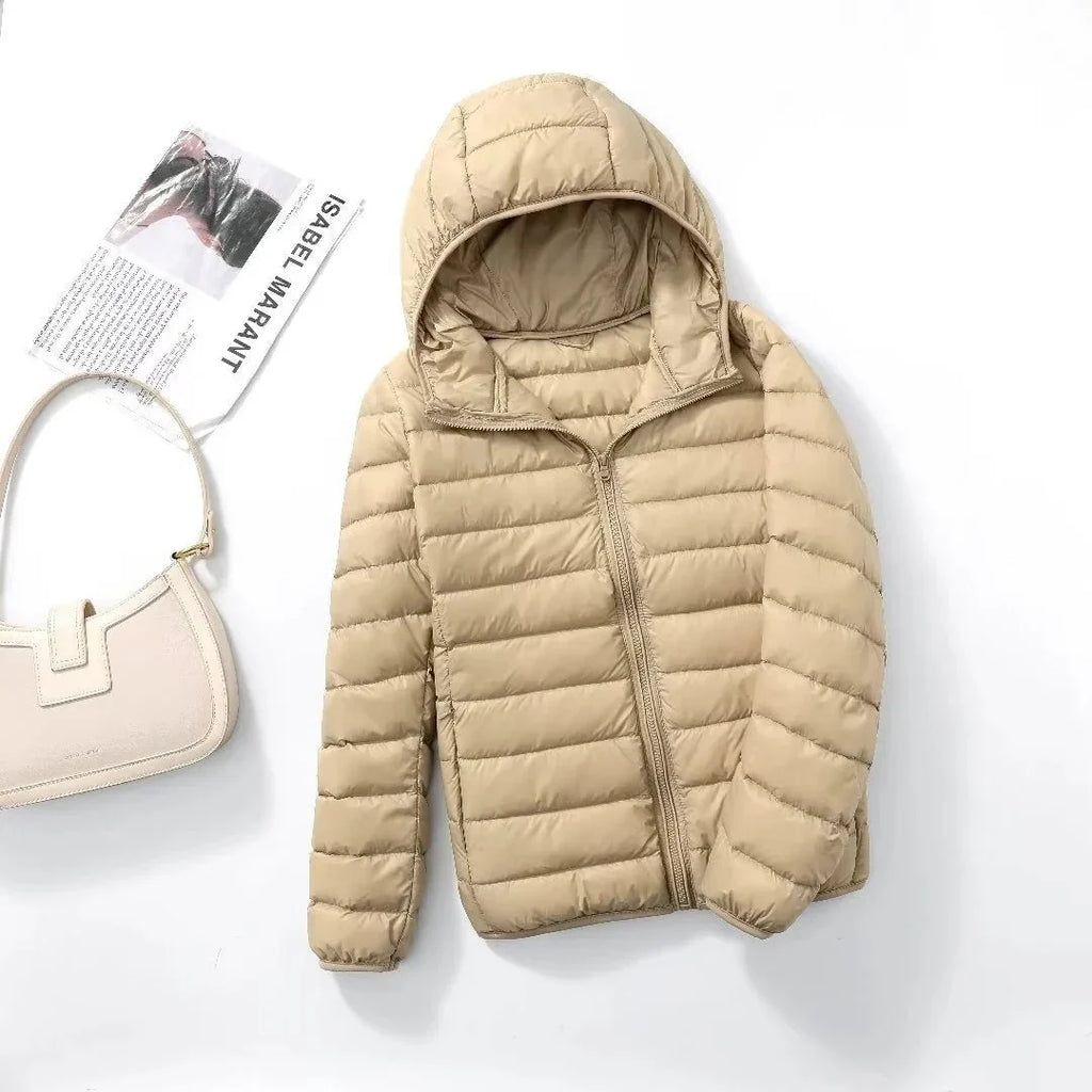 Kurtka puchowa unisex Arleta - Beżowy