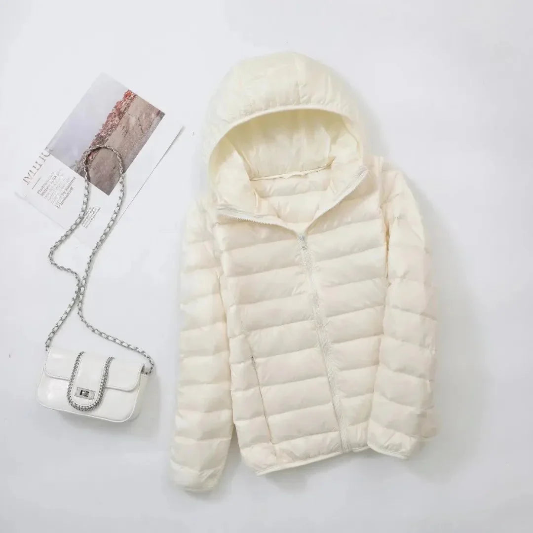Kurtka puchowa unisex Arleta - Biały