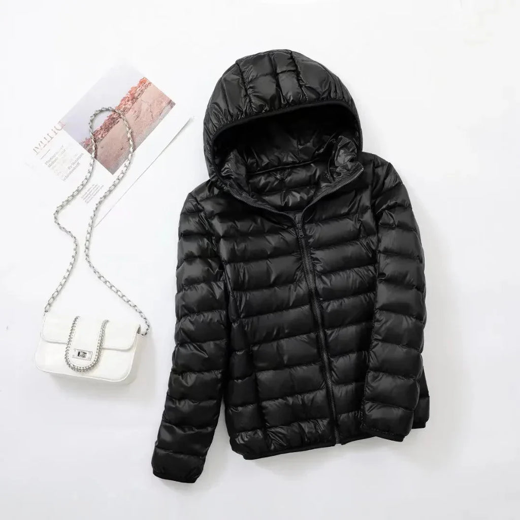 Kurtka puchowa unisex Arleta - Czarny
