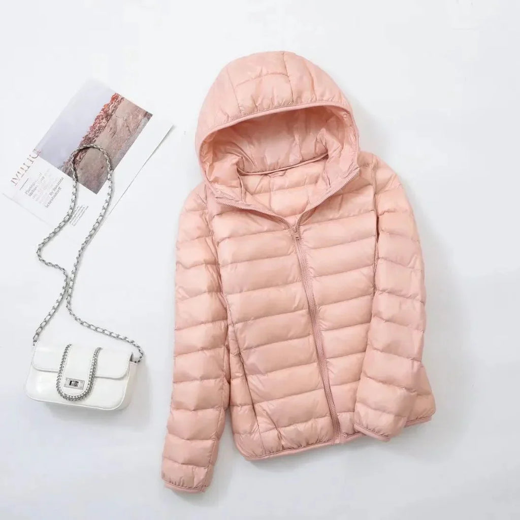 Kurtka puchowa unisex Arleta - Różowy