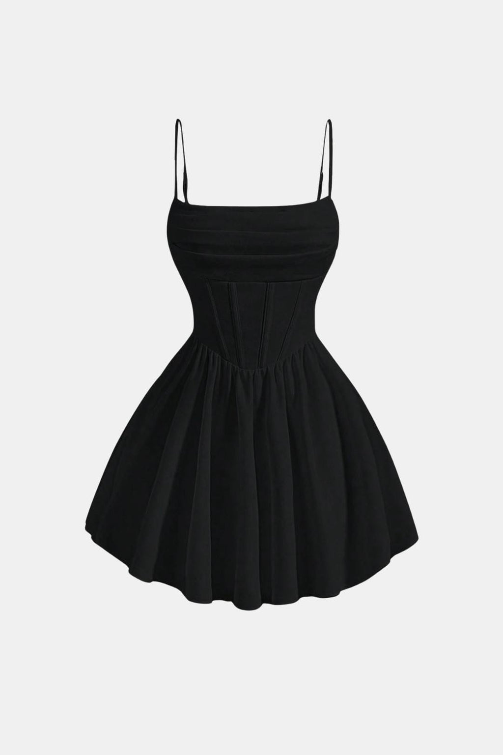 Sukienka gorsetowa mini Vera - Czarny