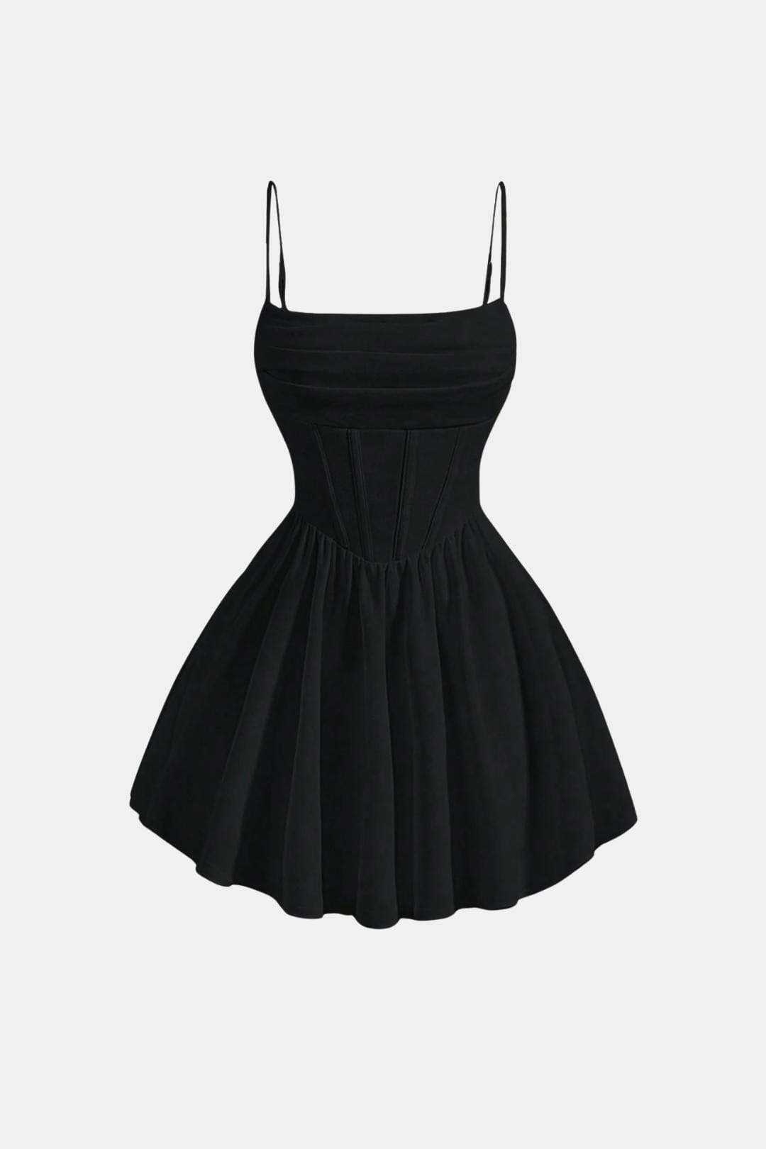 Sukienka gorsetowa mini Vera - Czarny