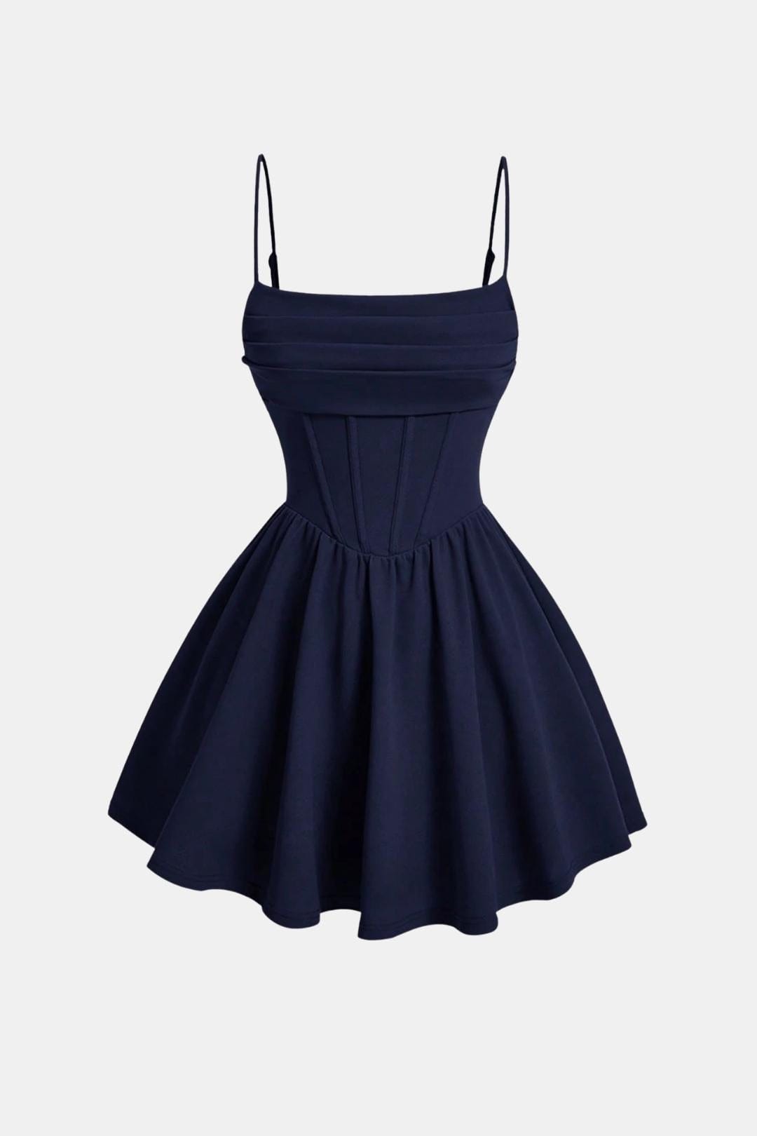 Sukienka gorsetowa mini Vera - Granatowy