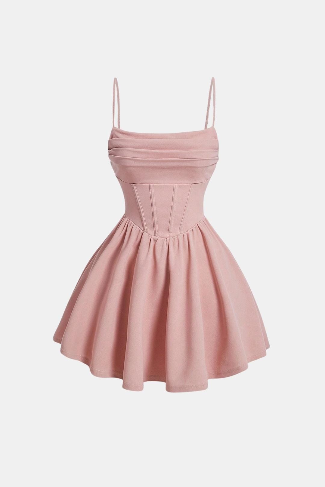 Sukienka gorsetowa mini Vera - Różowy